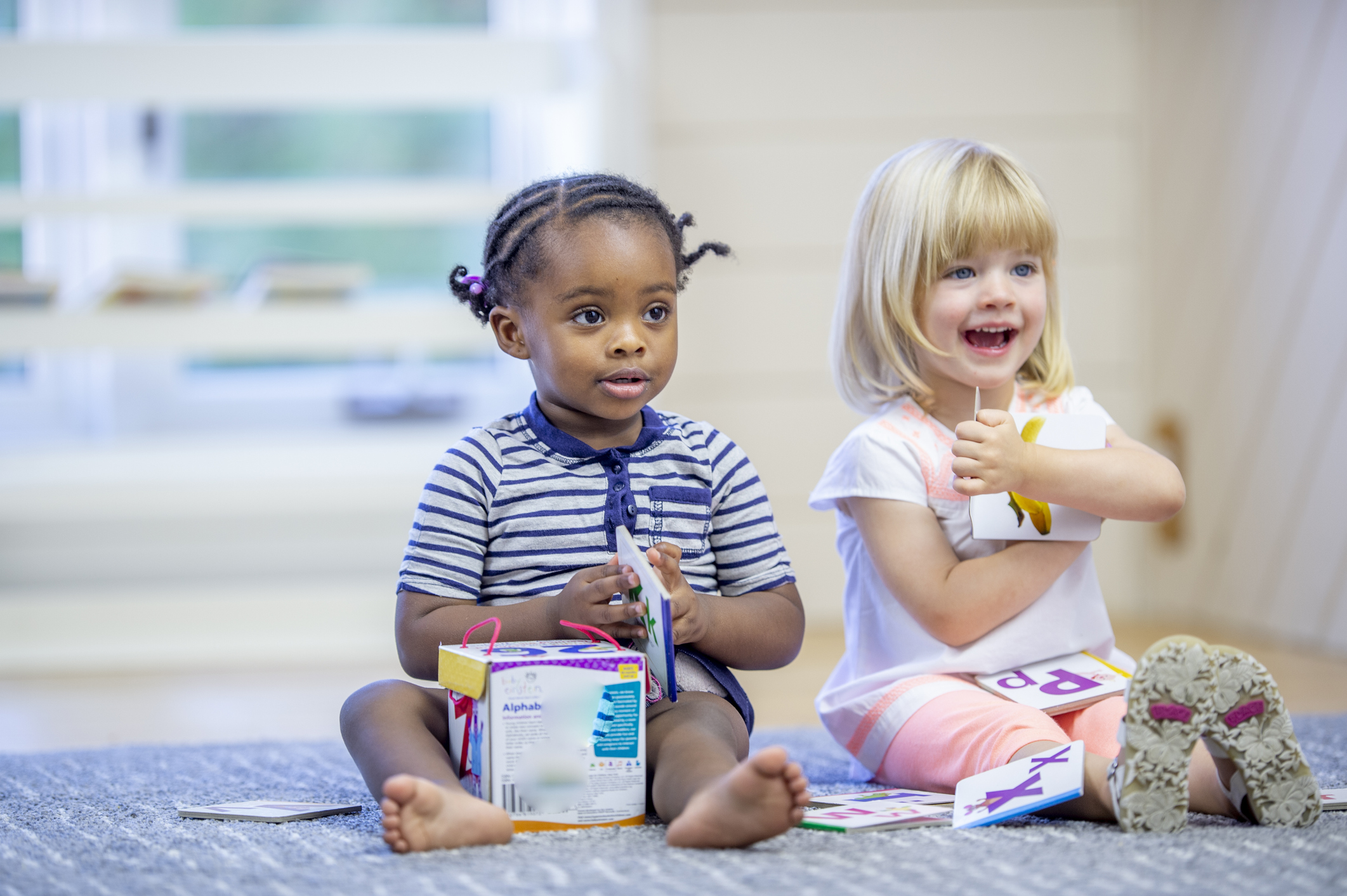 Toddlers playing at New Gate Montessori School